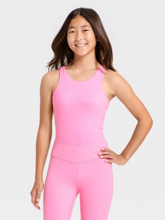 all in motion Other - All In Motion™ Girls' Strappy Crop Tank Top -
Berry Pink XL